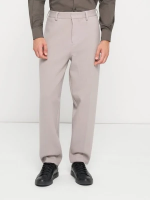 Spodnie materiałowe Emporio Armani szary