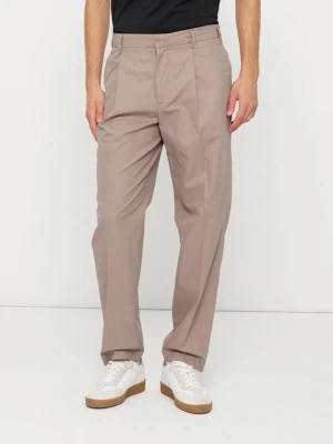 Spodnie materiałowe Emporio Armani szary