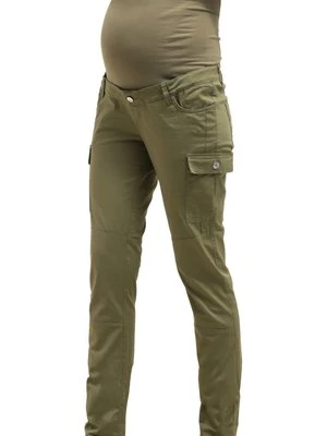 Spodnie materiałowe Esprit khaki