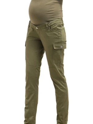 Spodnie materiałowe Esprit khaki