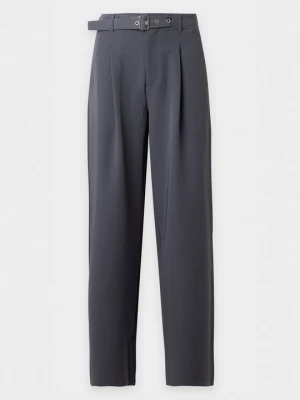 Spodnie materiałowe Even&Odd By Zalando antracytowy