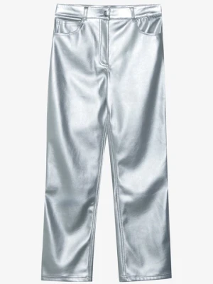 Spodnie materiałowe Even&Odd By Zalando srebrny