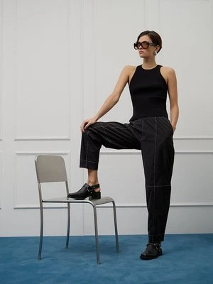 Spodnie materiałowe Ganni