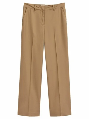 Spodnie materiałowe Gant khaki
