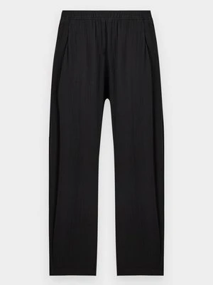 Spodnie materiałowe GAP czarny