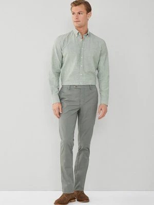 Spodnie materiałowe Hackett London khaki