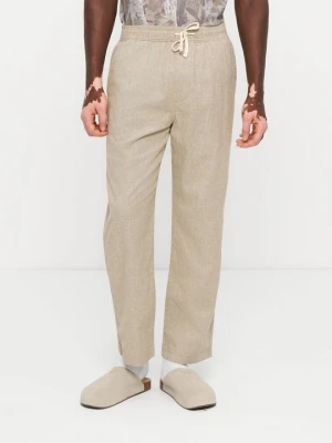 Spodnie materiałowe Hollister Co. khaki