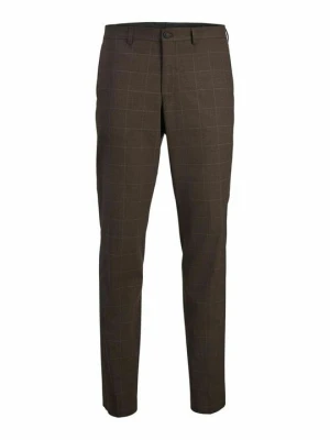 Spodnie materiałowe Jack&Jones brązowy