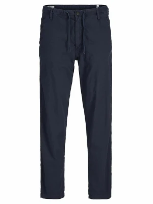 Spodnie materiałowe Jack&Jones granatowy