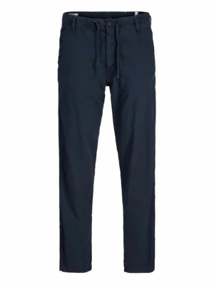 Spodnie materiałowe Jack&Jones granatowy