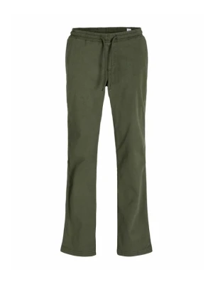 Spodnie materiałowe Jack & Jones Kids oliwkowy