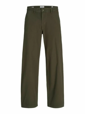 Spodnie materiałowe Jack&Jones oliwkowy