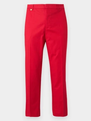 Spodnie materiałowe Lauren Ralph Lauren czerwony