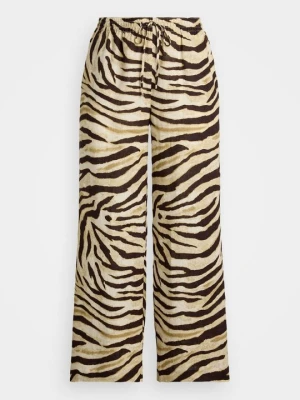 Spodnie materiałowe Lauren Ralph Lauren mleczny