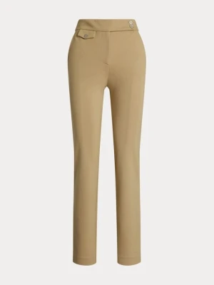Spodnie materiałowe Lauren Ralph Lauren tan