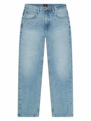 Spodnie materiałowe Lee jasnoniebieski denim
