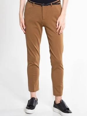 Spodnie materiałowe Maison Scotch wielbłądzi