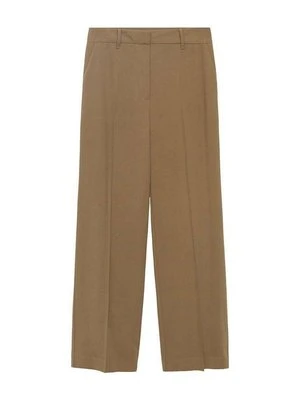 Spodnie materiałowe Mango khaki