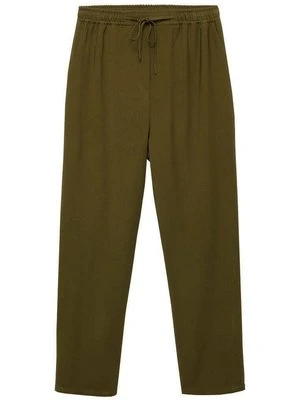 Spodnie materiałowe Mango khaki