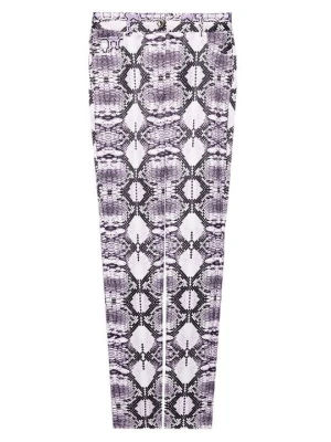 Spodnie materiałowe MARCIANO BY GUESS fioletowy