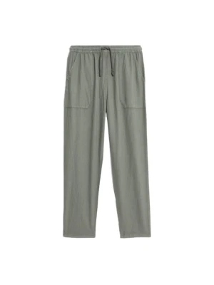Spodnie materiałowe Marks & Spencer khaki