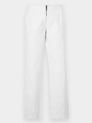 Spodnie materiałowe MM6 Maison Margiela biały