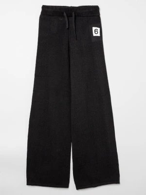 Spodnie materiałowe MM6 Maison Margiela czarny