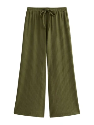 Spodnie materiałowe New Look khaki