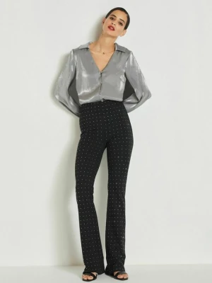 Spodnie materiałowe Next czarny