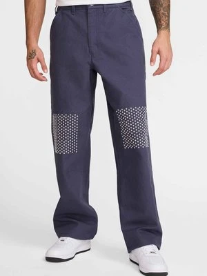 Spodnie materiałowe Nike niebieski