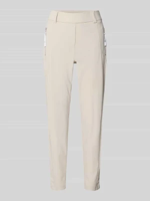 Spodnie materiałowe o dł. 7/8 z dodatkiem streczu model ‘NATINA’ RAFFAELLO ROSSI