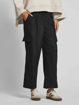 Spodnie materiałowe o kroju baggy fit w kant Smith and Soul