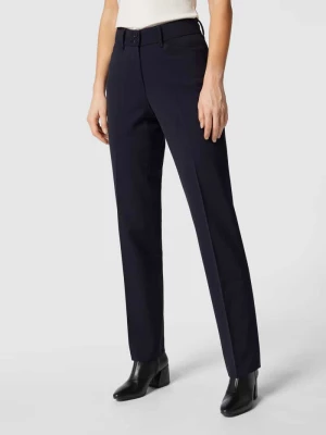 Spodnie materiałowe o kroju feminin fit w kant model ‘Celine’ BRAX