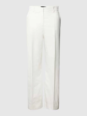 Spodnie materiałowe o kroju flared cut ze szlufkami na pasek model ‘ZIRCONE’ Weekend Max Mara