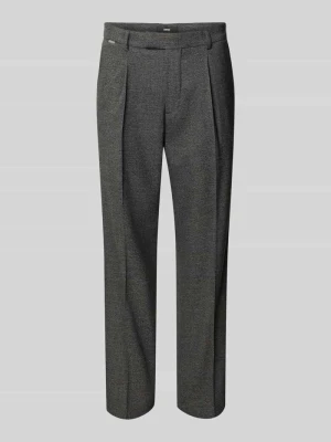 Spodnie materiałowe o kroju regular fit w kant model ‘Salto’ CINQUE