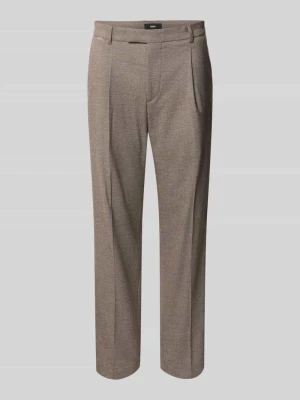 Spodnie materiałowe o kroju regular fit w kant model ‘Salto’ CINQUE