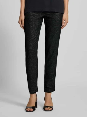 Spodnie materiałowe o kroju regular fit z dodatkiem wiskozy model ‘BOSSELLA’ Pieces