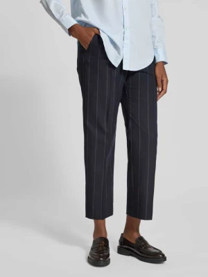 Spodnie materiałowe o kroju regular fit z dodatkiem wiskozy model ‘GIUNTO’ MAX&Co.