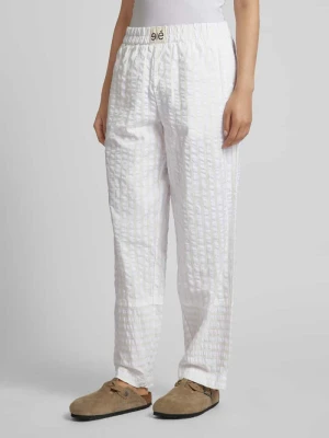 Spodnie materiałowe o kroju regular fit z efektem marszczenia model ‘Candy’ esmé studios