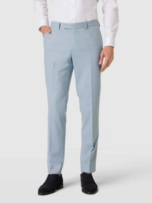 Spodnie materiałowe o kroju regular fit z fakturowanym wzorem model ‘Ryan’ Pierre Cardin