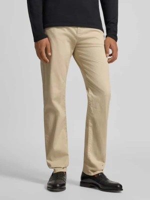 Spodnie materiałowe o kroju regular fit z mieszanki bawełny model ‘RE.MAINE5’ Boss