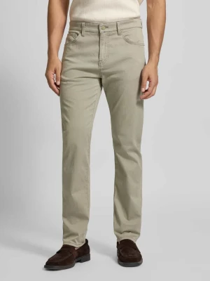 Spodnie materiałowe o kroju regular fit z mieszanki bawełny model ‘RE.MAINE5’ Boss