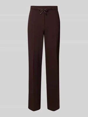 Spodnie materiałowe o kroju regular fit z tunelem model ‘Macie’ OPUS PANTS