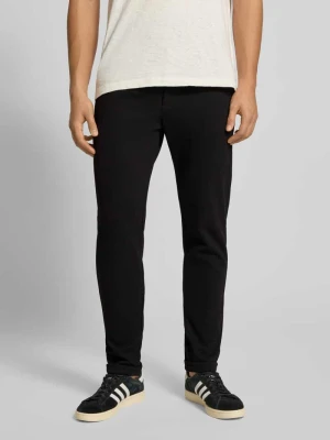 Spodnie materiałowe o kroju regular fit z tunelem model ‘NEWKODYL LIFE LINUS’ Only & Sons