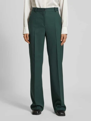 Zdjęcie produktu Spodnie materiałowe o kroju regular fit z zapięciem na guzik model ‘Tireka’ Boss