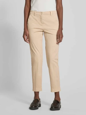 Spodnie materiałowe o kroju regular fit ze szlufkami na pasek model ‘KARINA’ CAMBIO