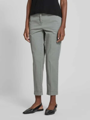 Spodnie materiałowe o kroju regular fit ze szlufkami na pasek model ‘KARINA’ CAMBIO