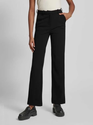Spodnie materiałowe o kroju regular fit ze szlufkami na pasek model ‘ZAMIRA’ Vero Moda