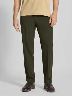 Spodnie materiałowe o kroju relaxed fit w kant lindbergh