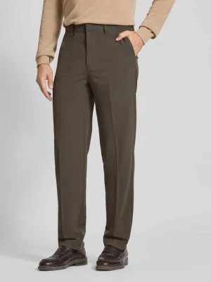 Spodnie materiałowe o kroju relaxed fit w kant lindbergh